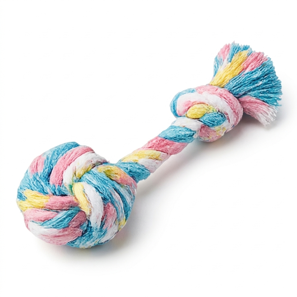 Cotton Rope Squeaky Puppy Toy Set