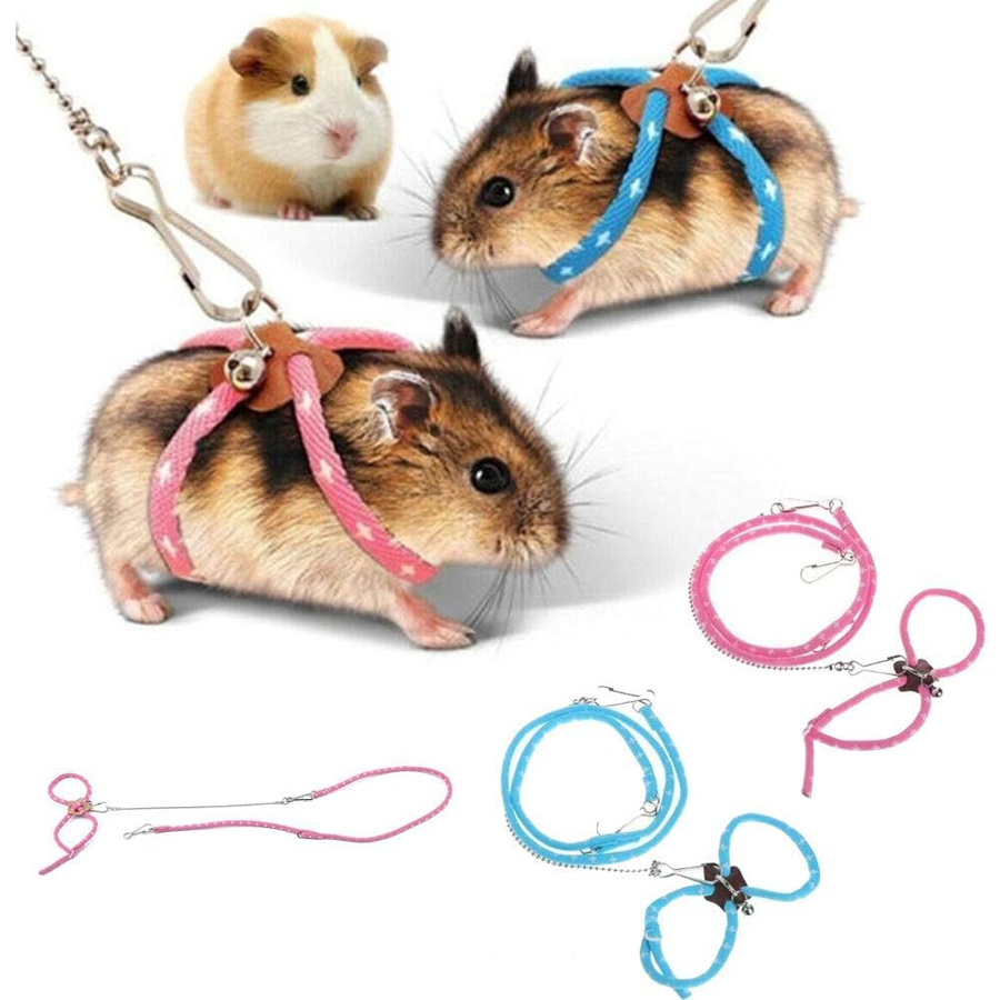 Adjustable Hamster Harness Leash Set