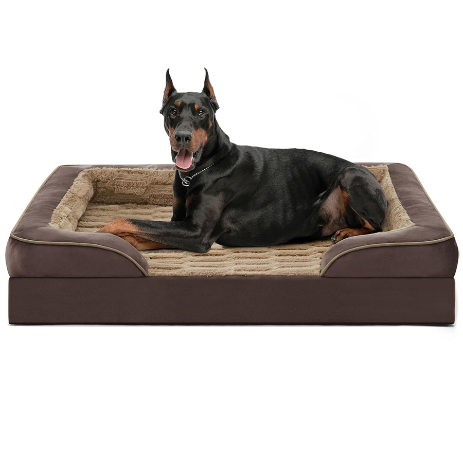 Luxury Fur Large Dog Sofa Bed