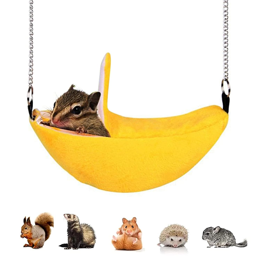 Banana Cozy Hammock Small Pet Swing