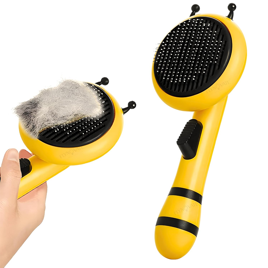 Gentle Bee Design Pet Grooming Brush