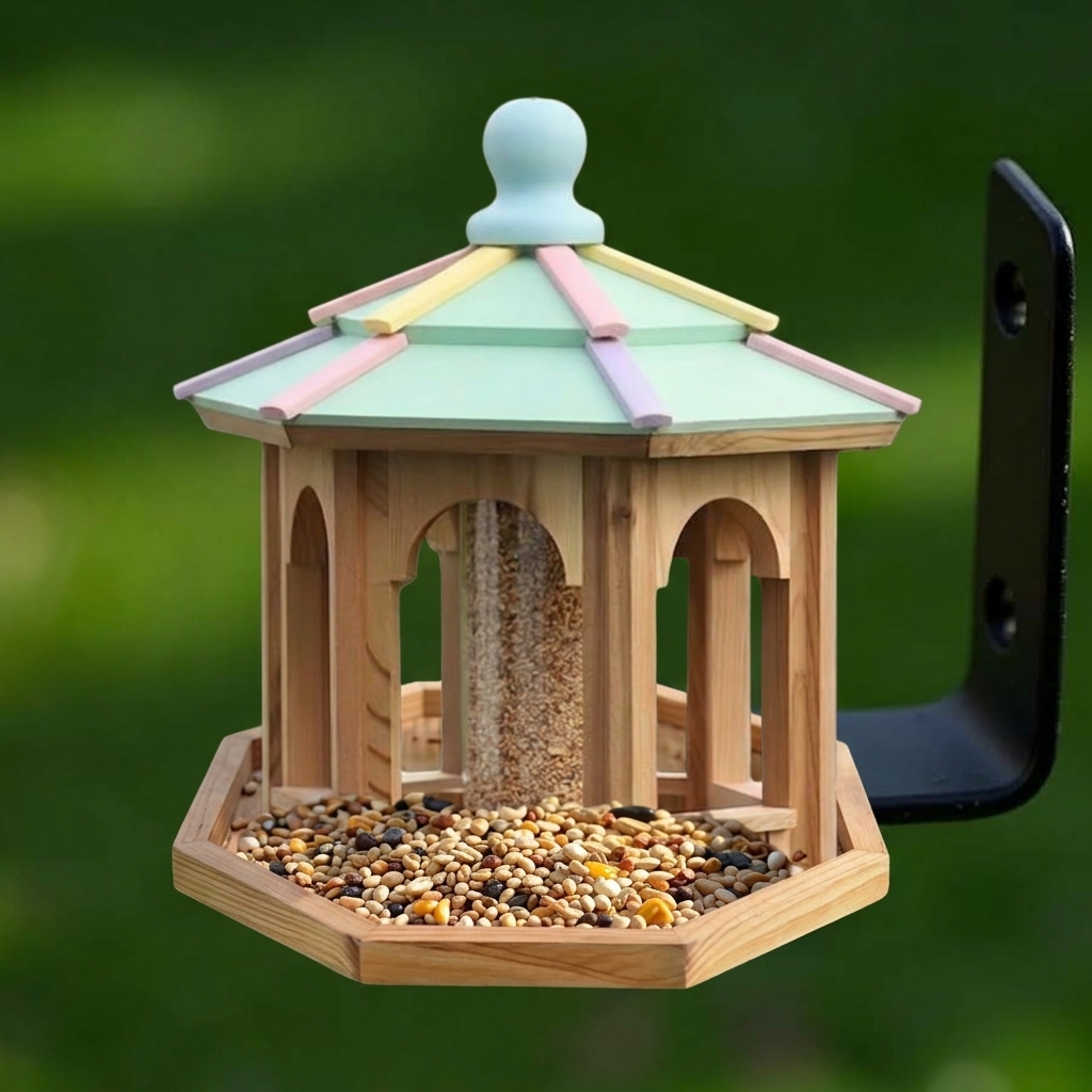 Hanging Bird Bath Feeder Tray