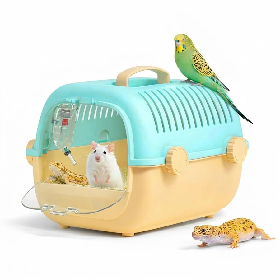 Portable Hamster Travel Cage Carrier Set